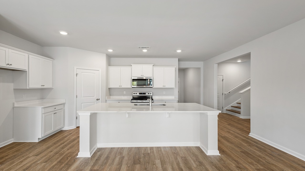 spacious kitchen
