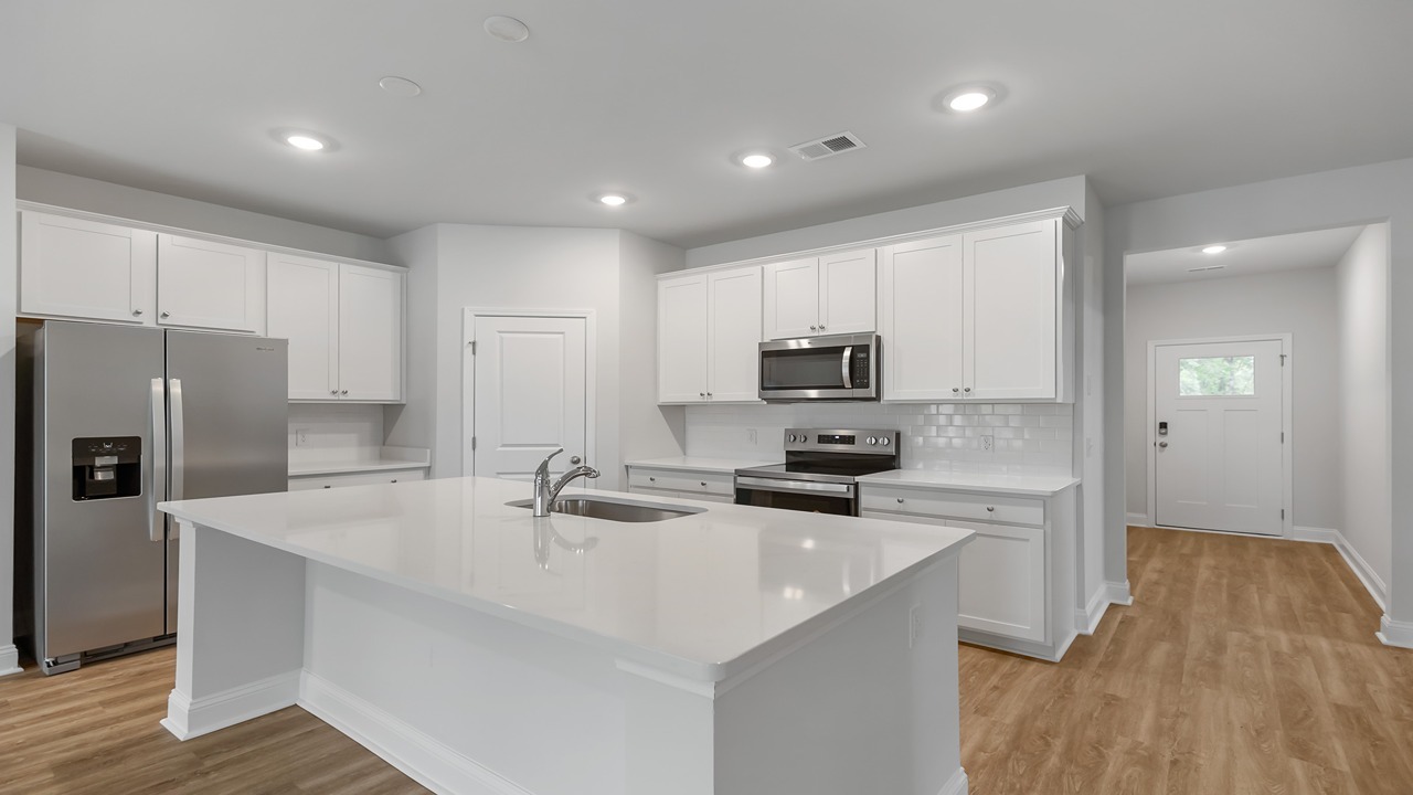 kitchen with stainless steel