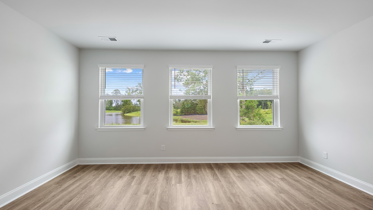 living room with natural light