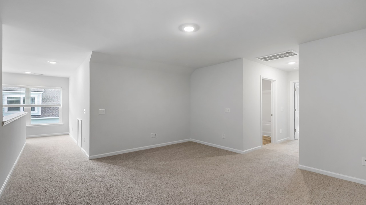 second story loft area