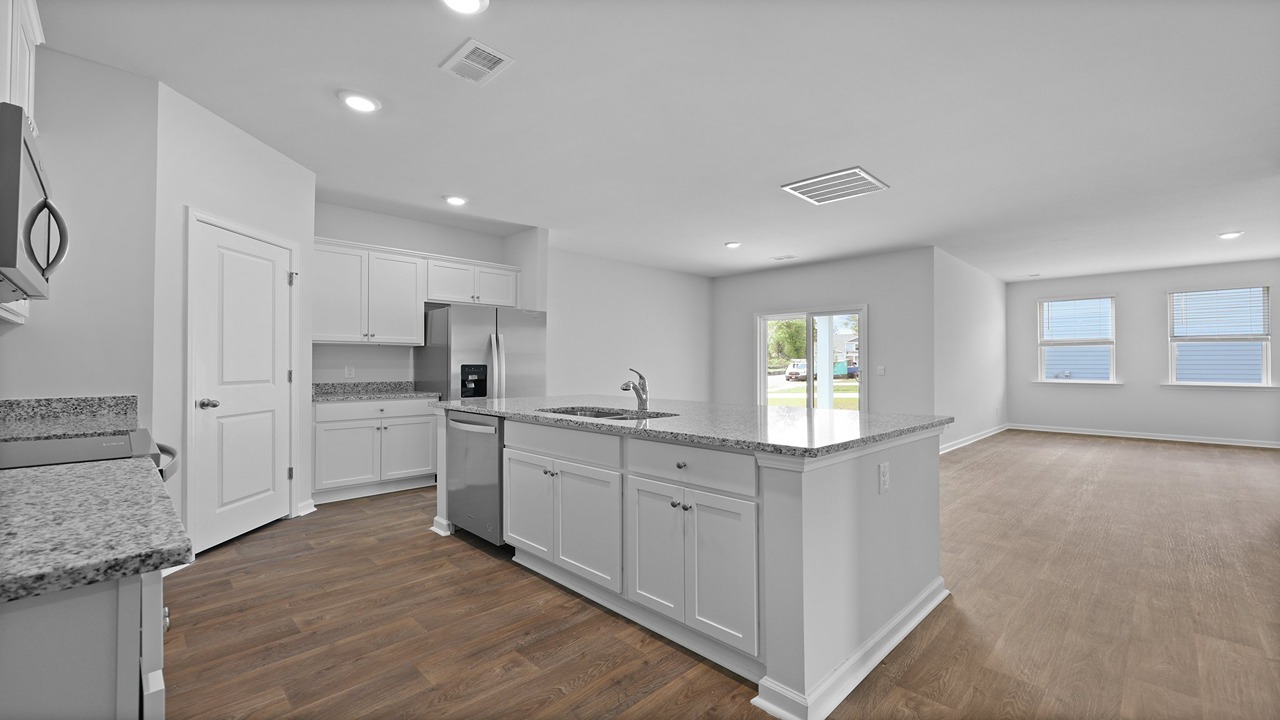 Large open concept kitchens