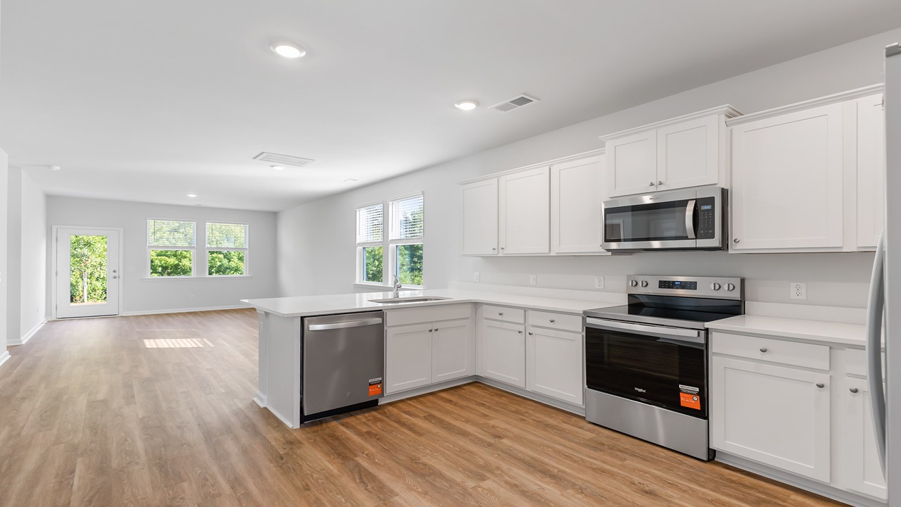 open concept kitchen