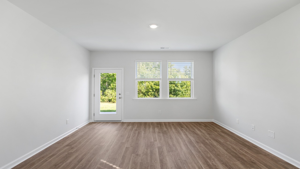 open concept living room