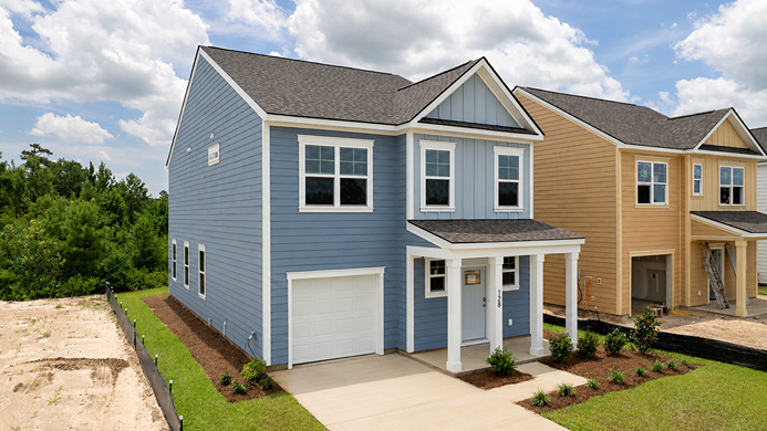 Side view of azalea home