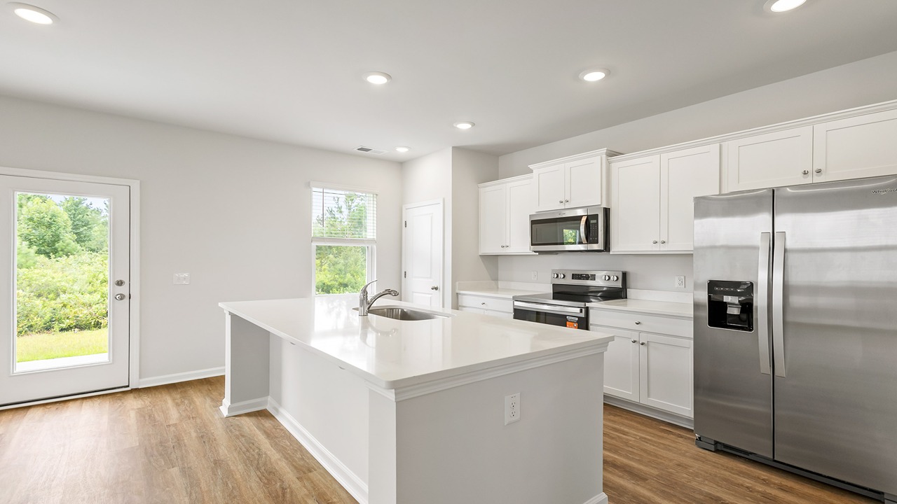 spacious kitchen
