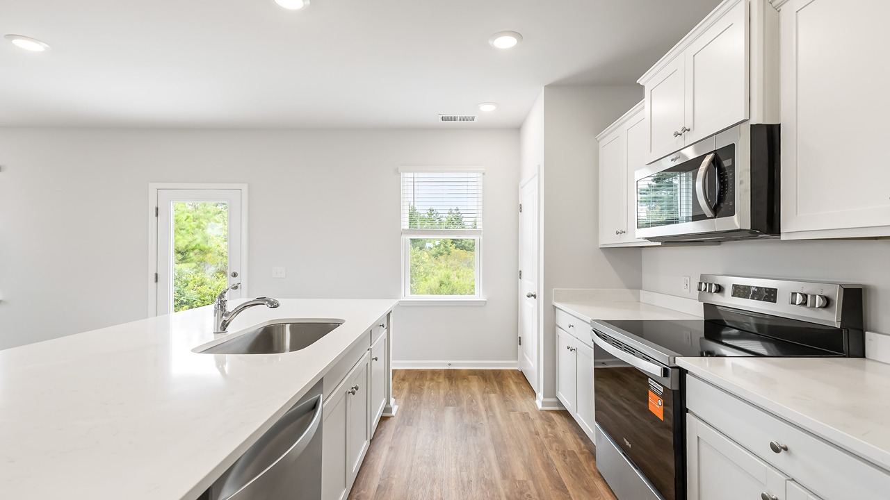 kitchen with stainless steel