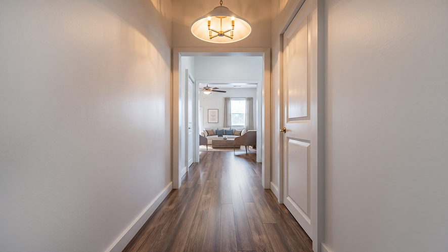 open concept entry way