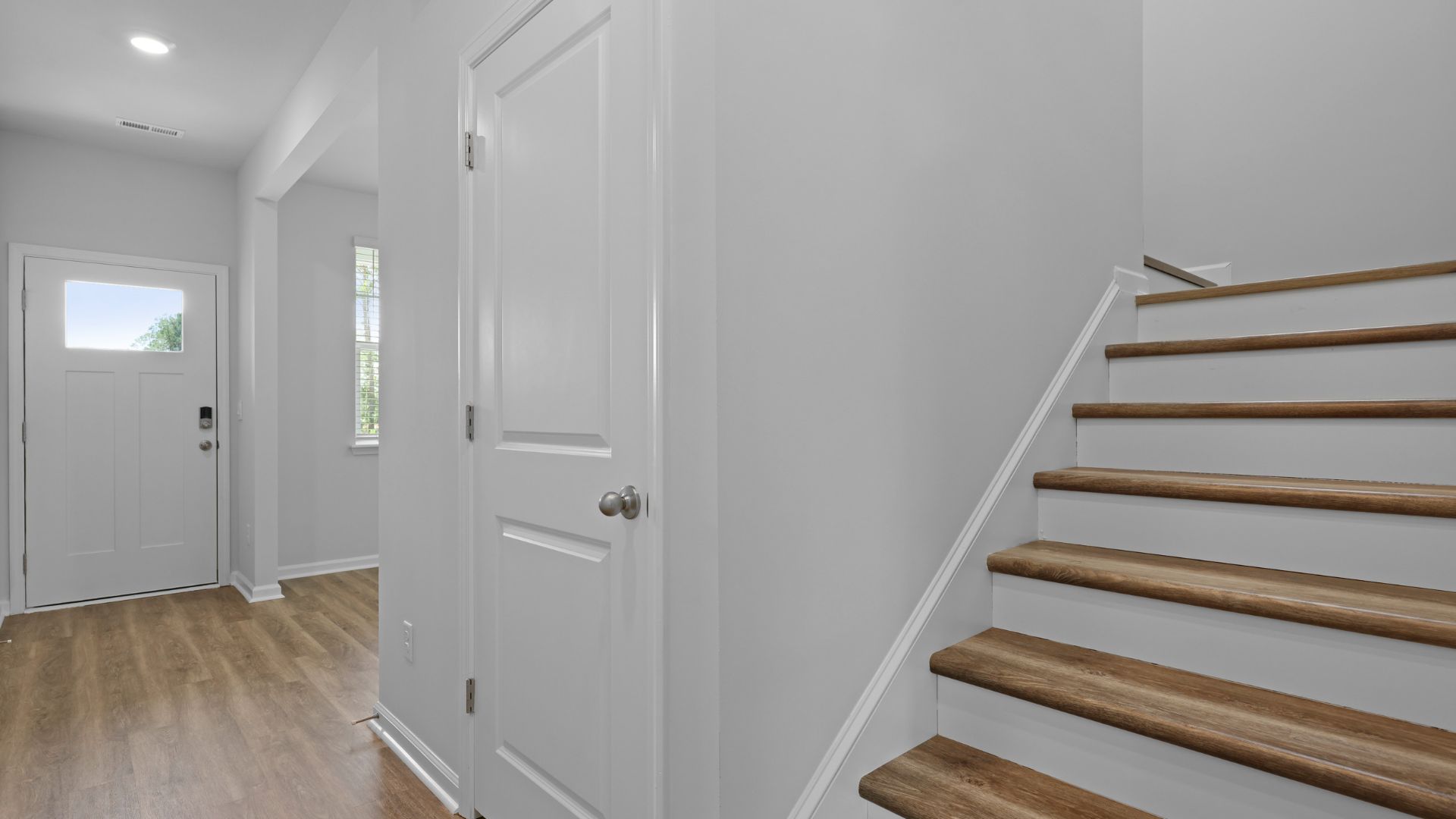 Staircase leading to the second floor