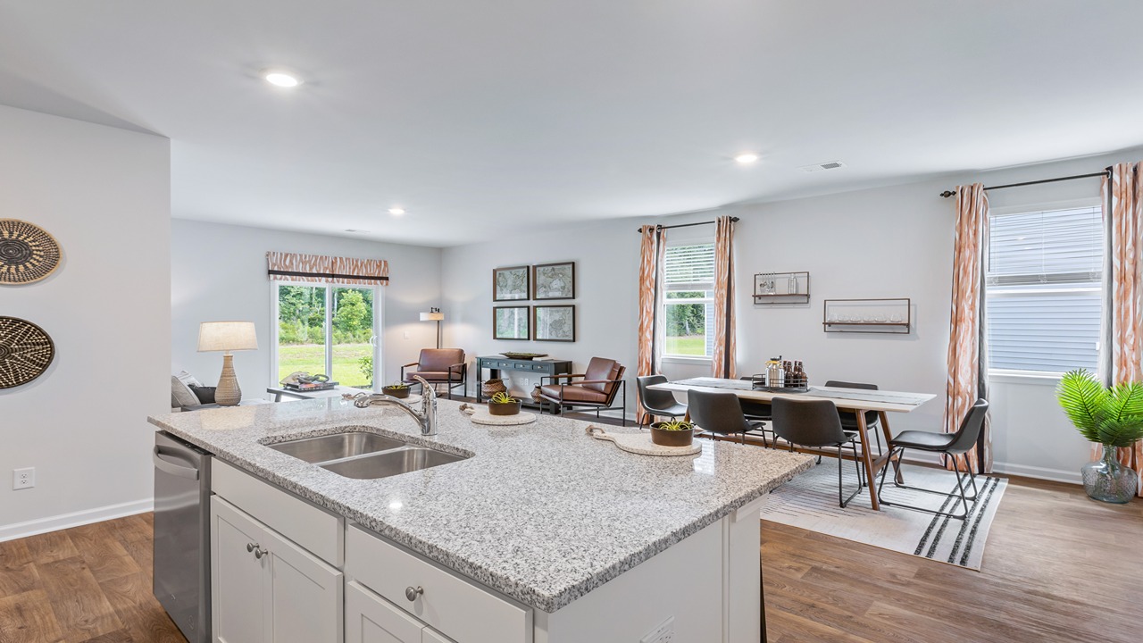 Homes with open concept floorplans