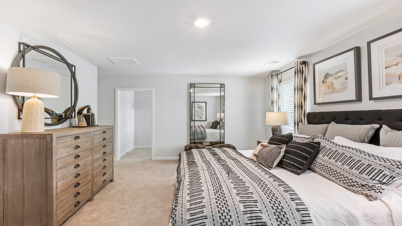 Large primary bedroom