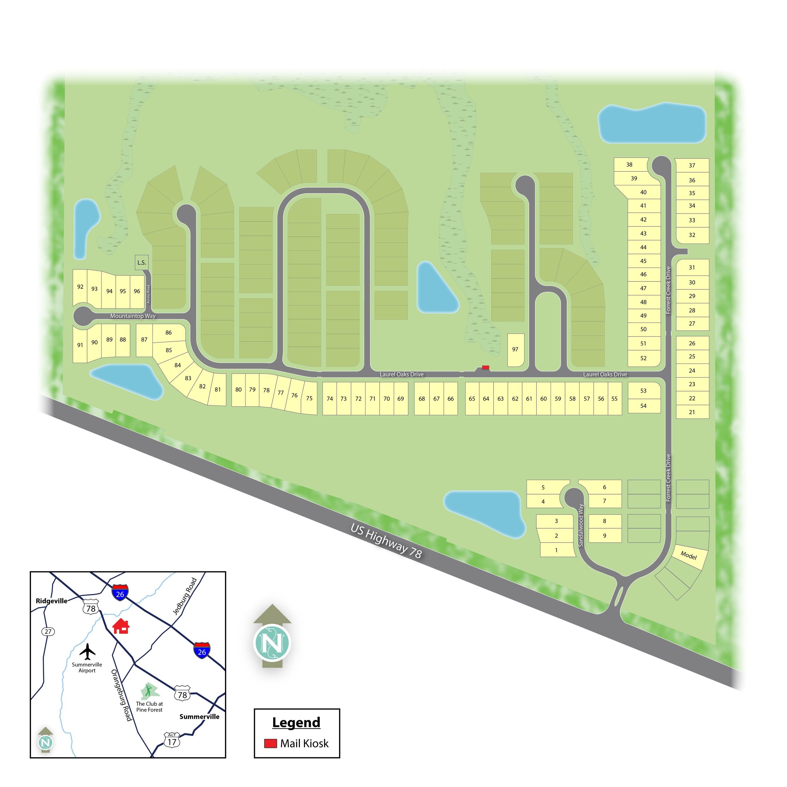 Static Lot Map