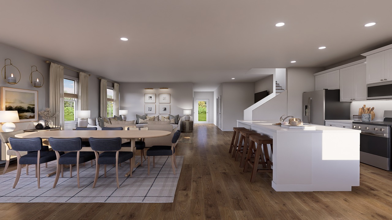 Open concept living room