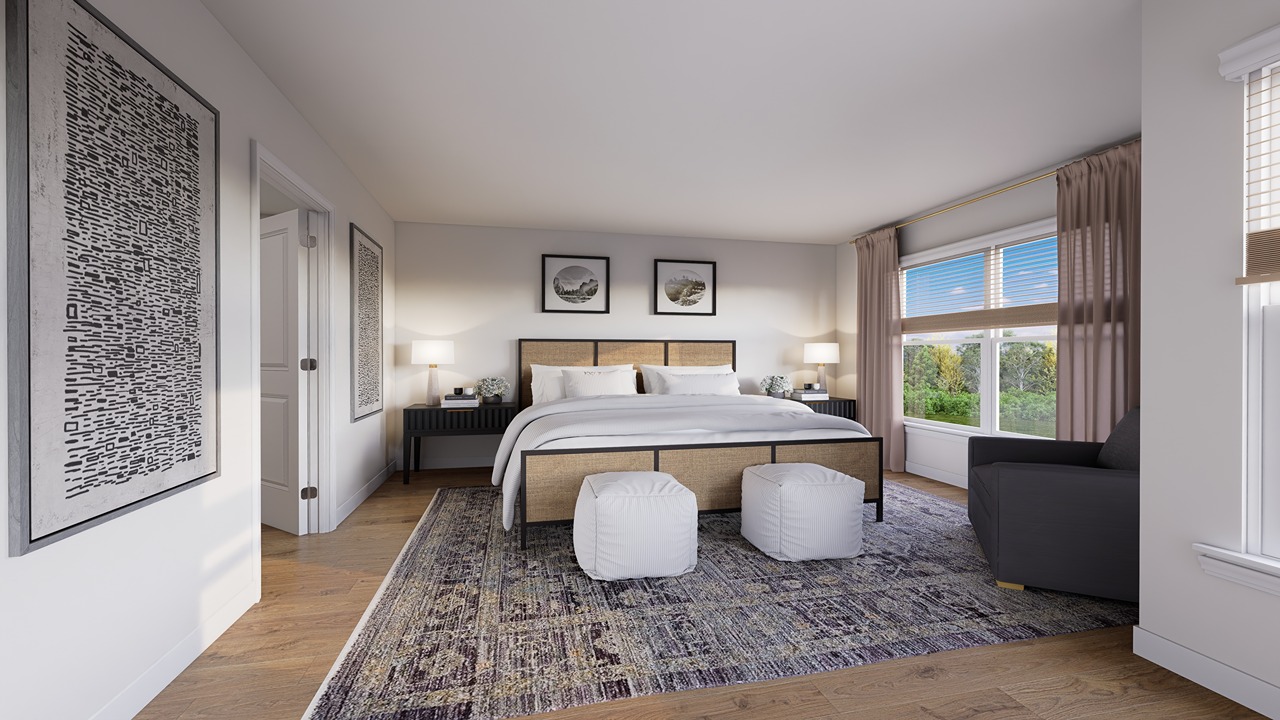 Large primary bedroom