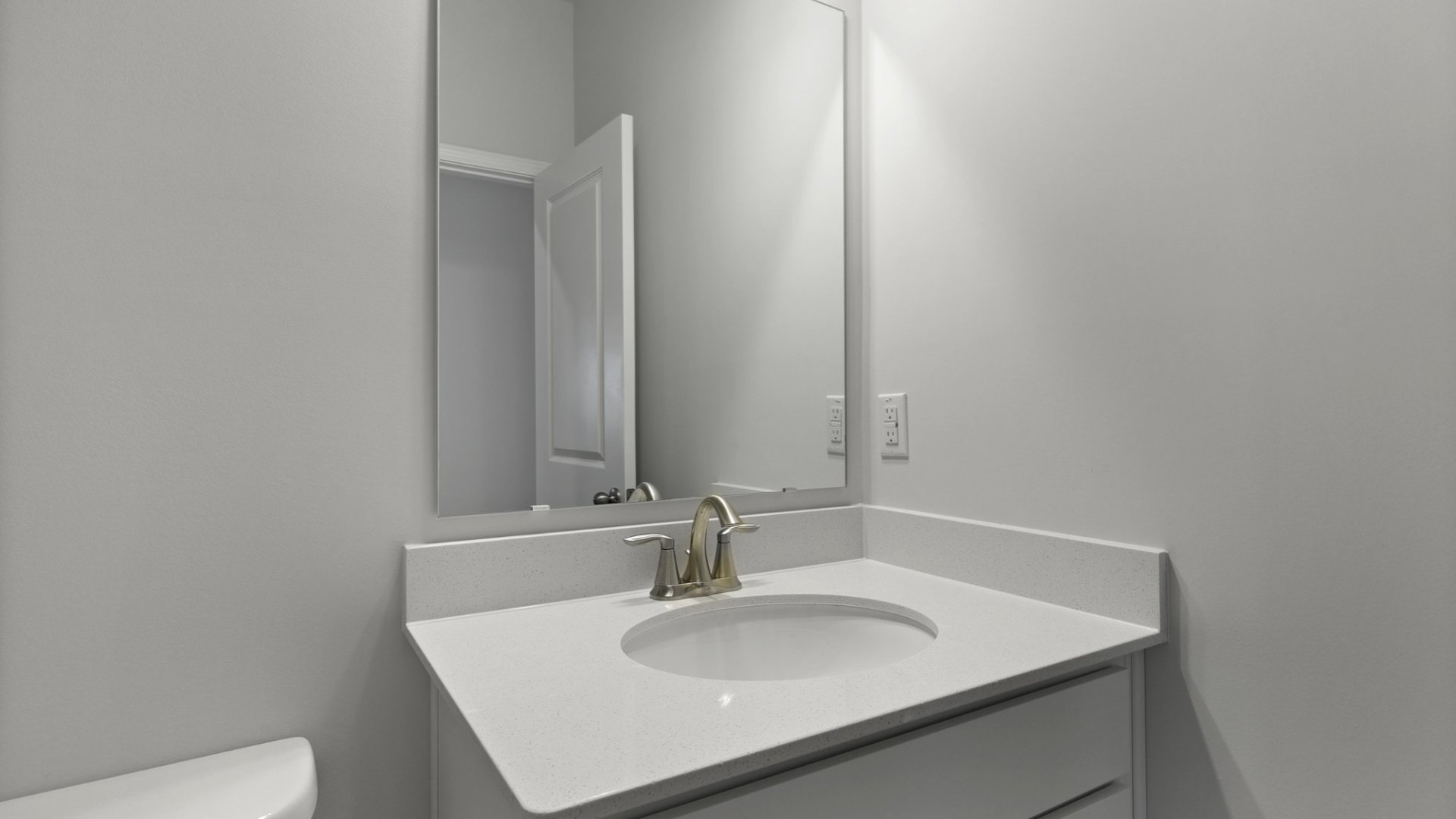 There is a full bathroom located downstairs.