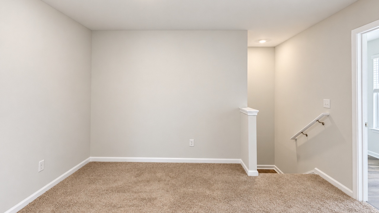 upstairs