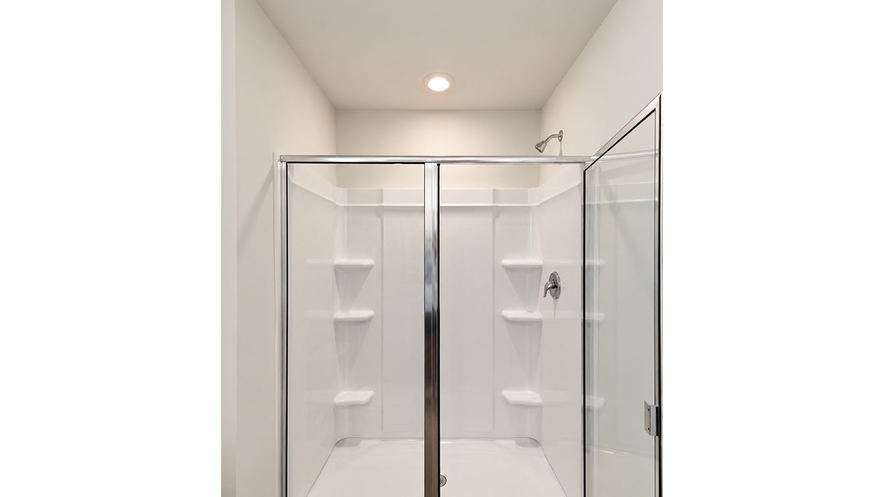 bathroom glass shower door
