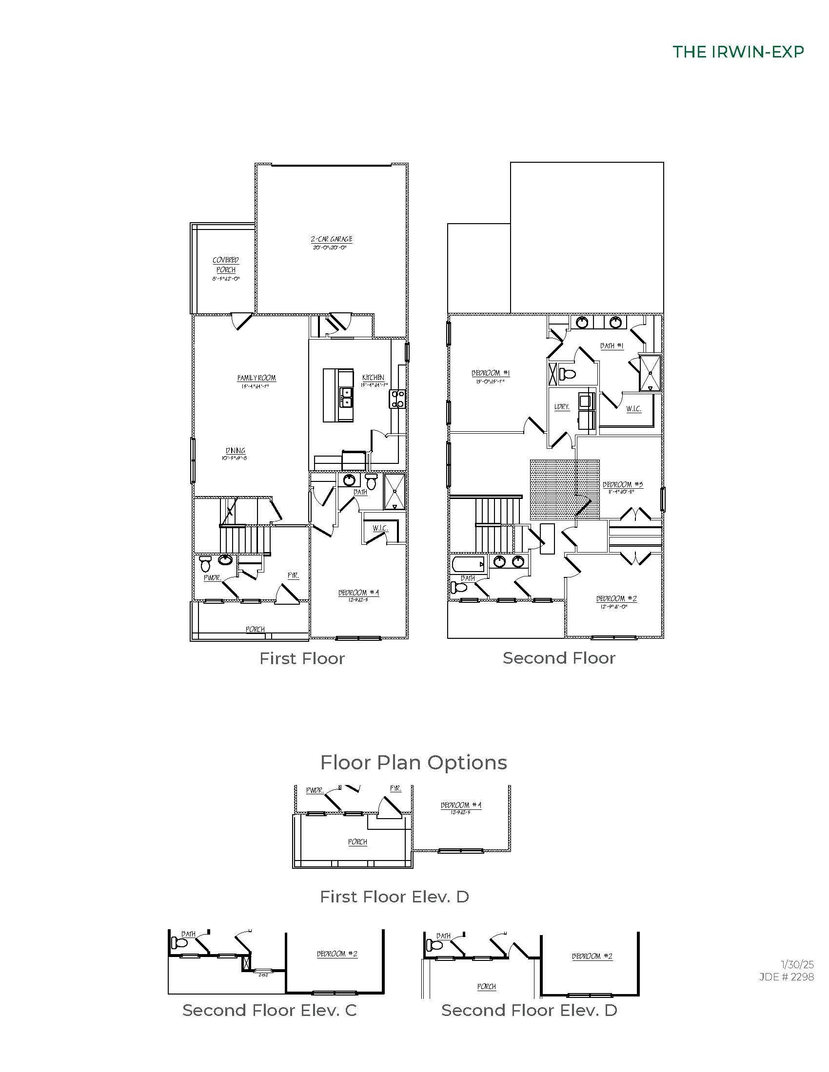 irwin floorplan