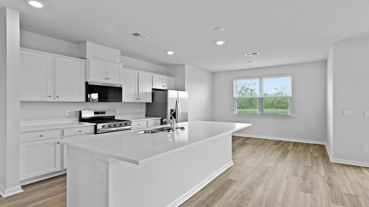 Modern kitchen with open layout