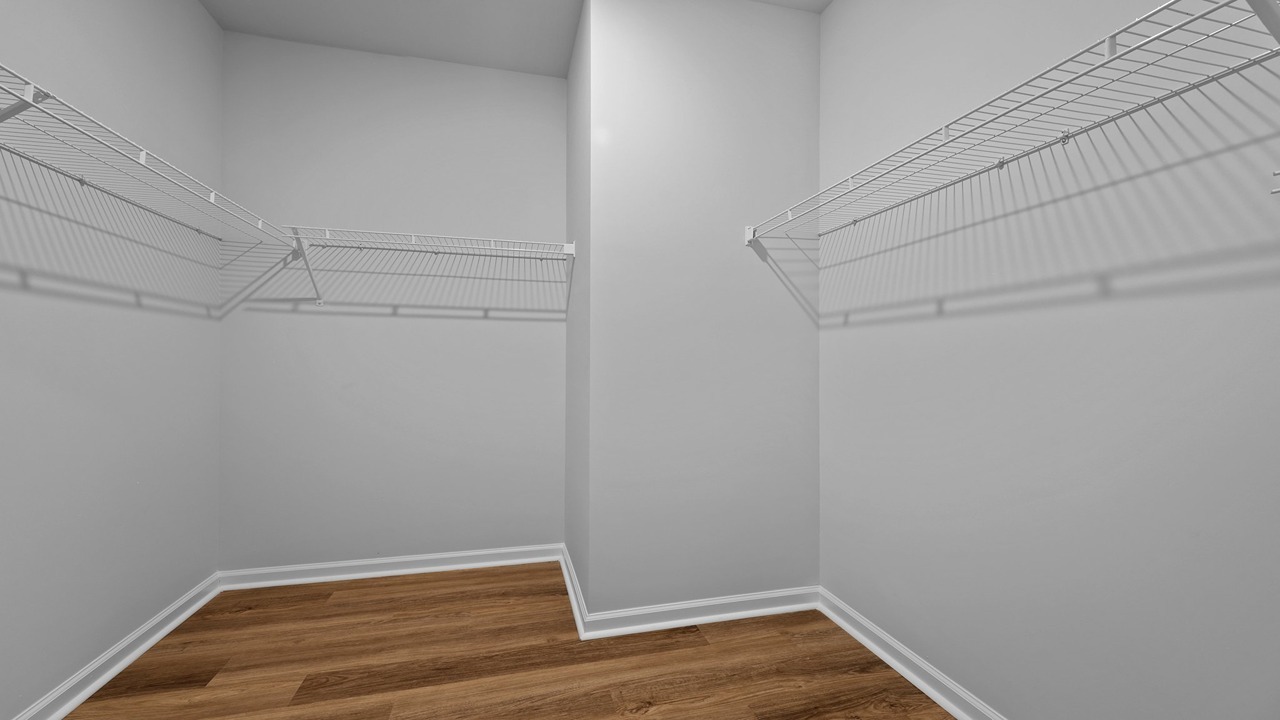 Large primary closet