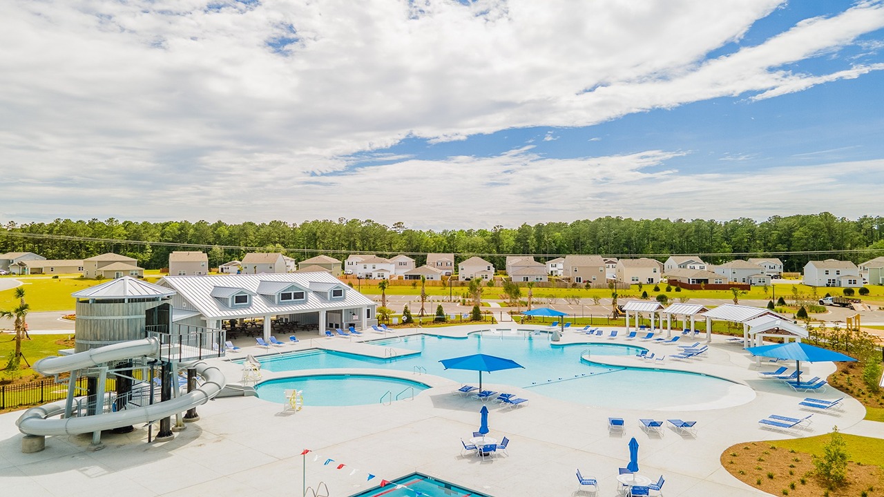 three pools