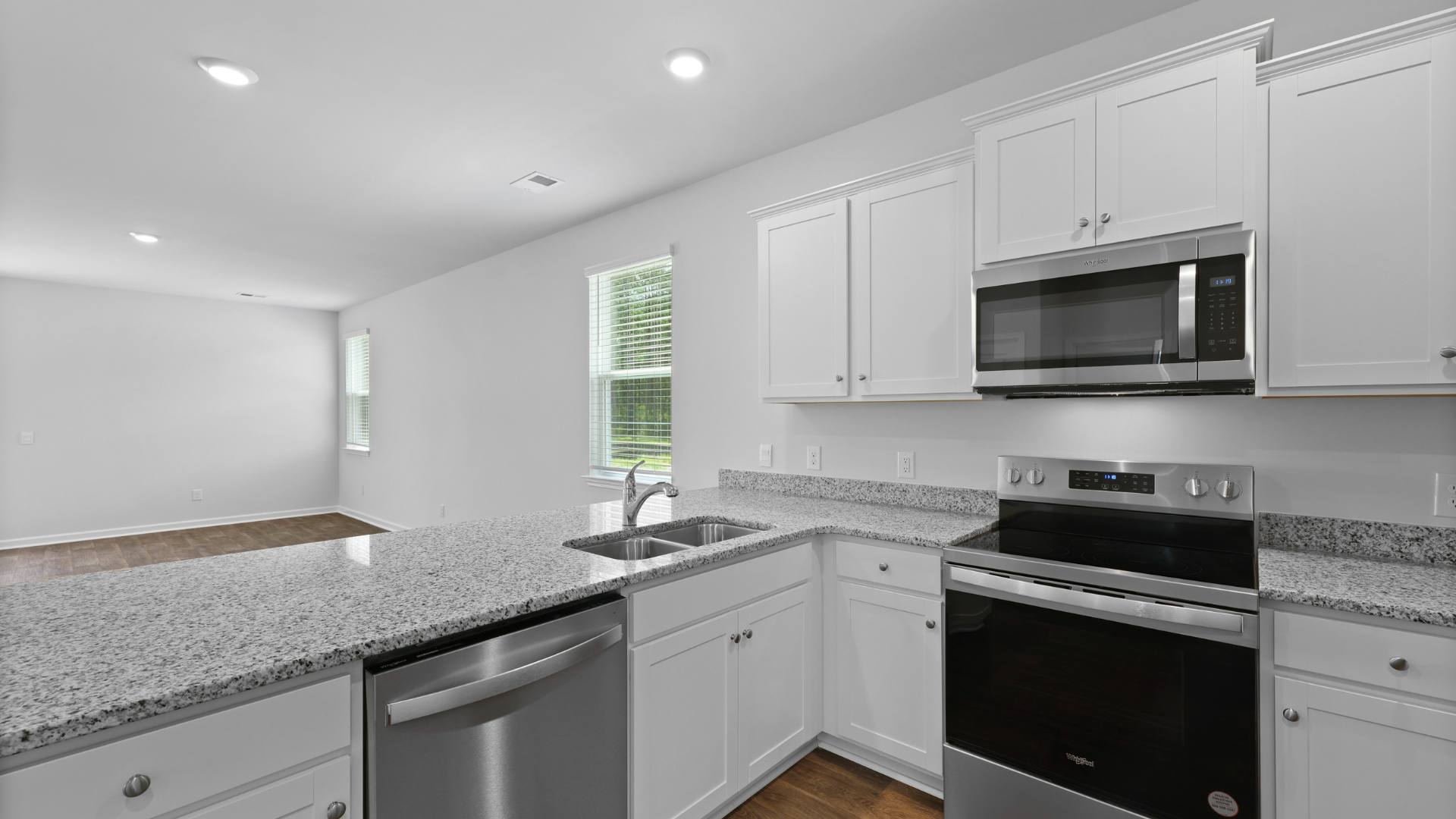kitchen with stainless steel