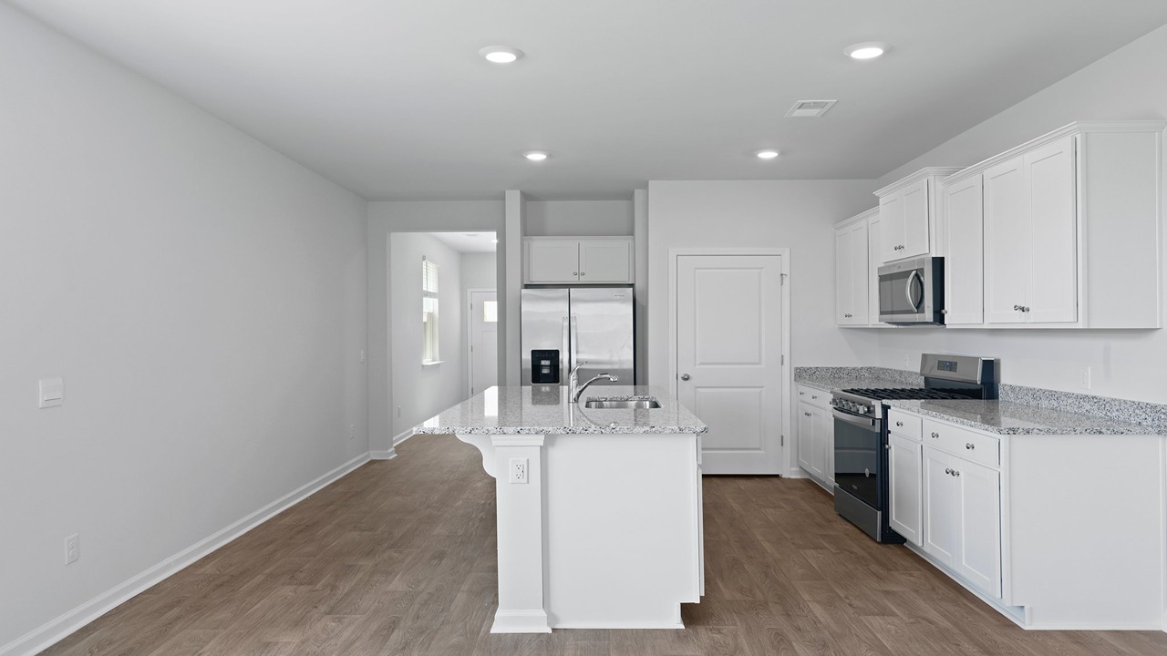 Large open concept floor plan