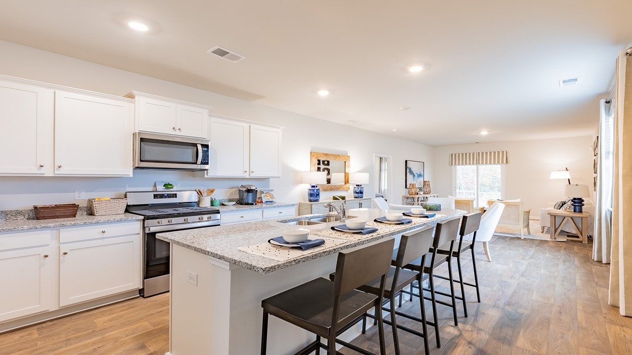 spacious kitchen