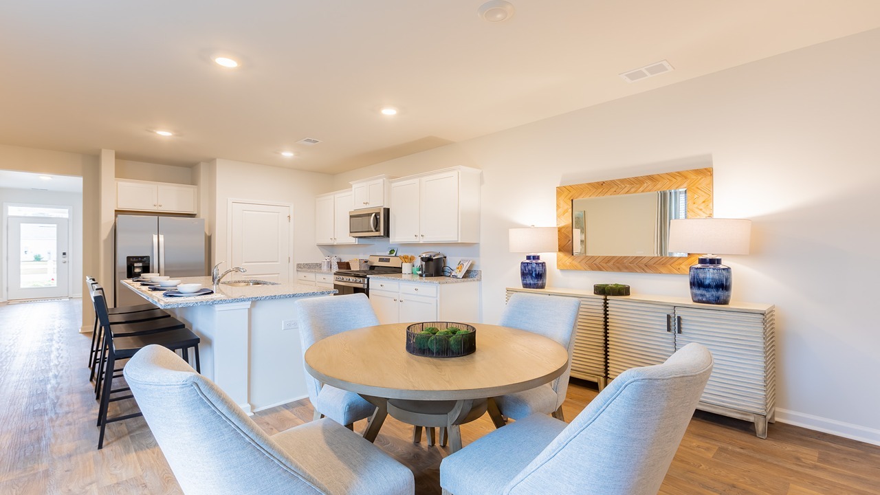 dedicated dining space