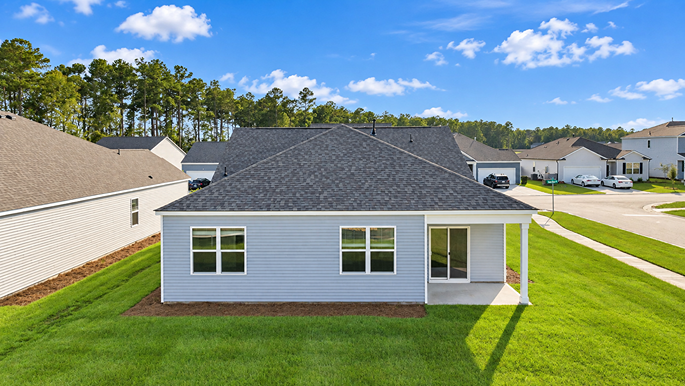 rear view of home