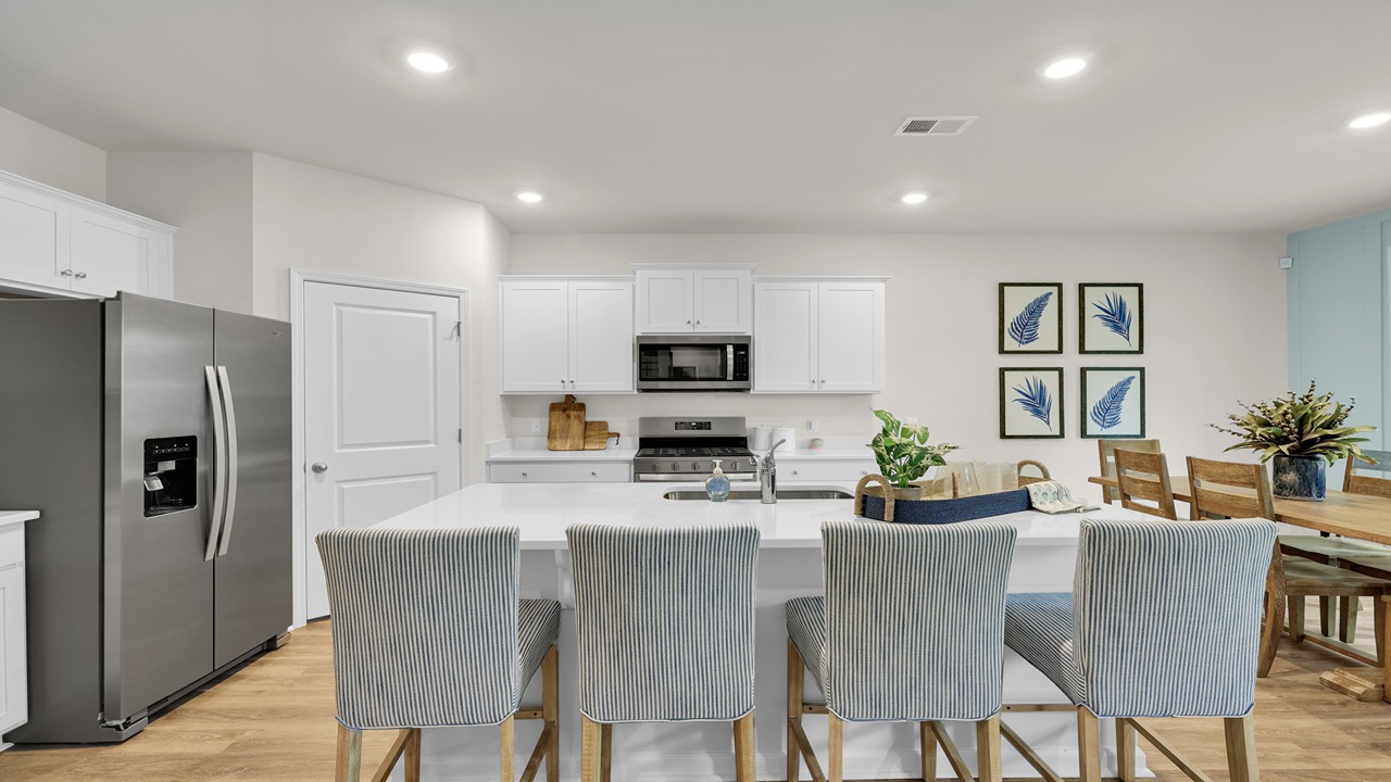 open concept kitchen