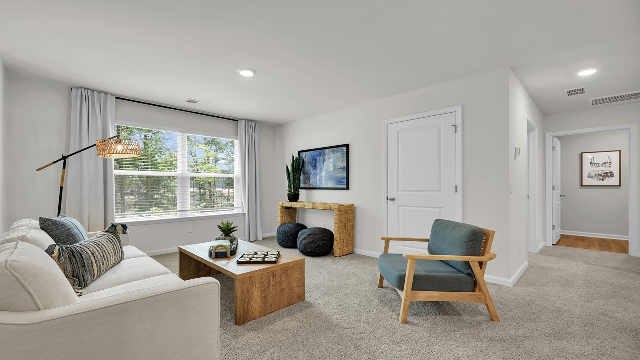 open concept living area