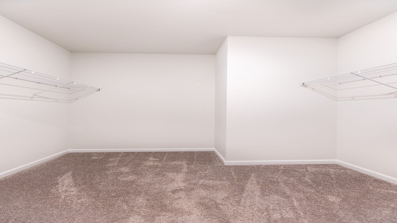 Large walk in closets throughout home