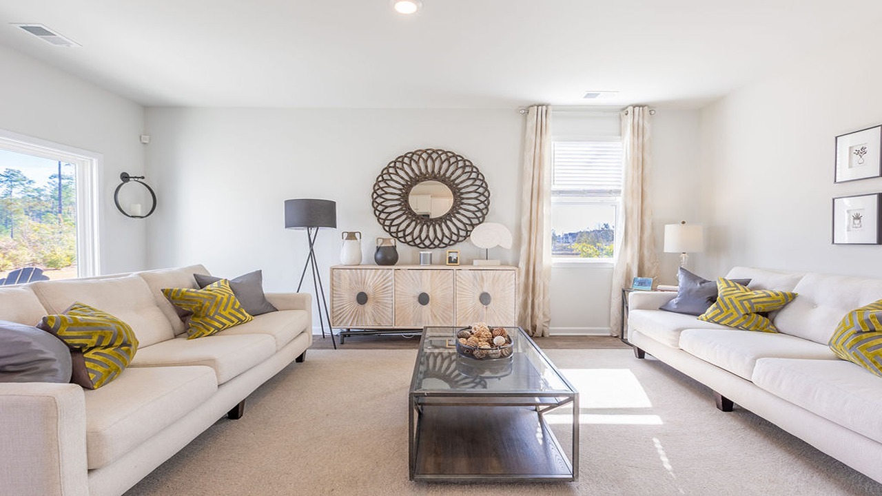 Bright and spacious living room