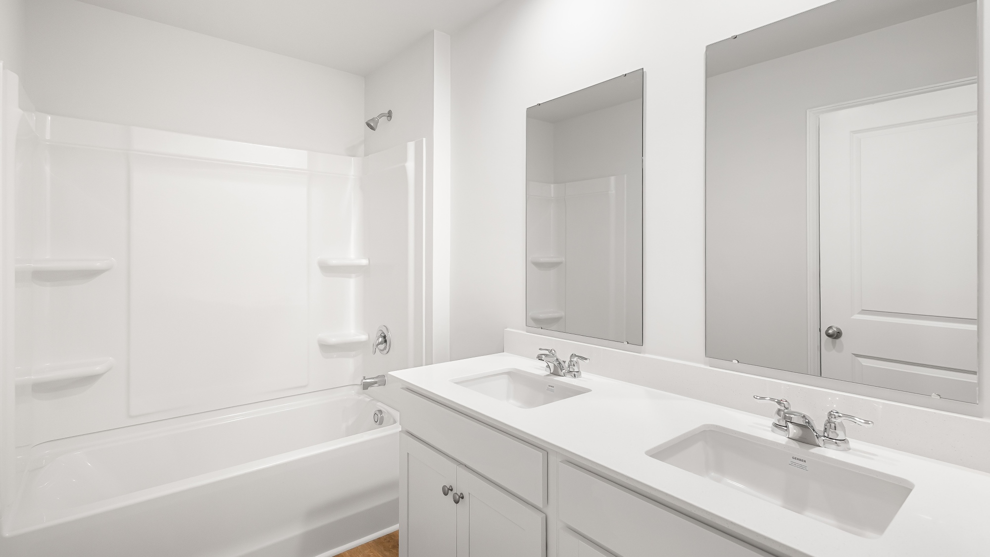 Guest bathroom with tub