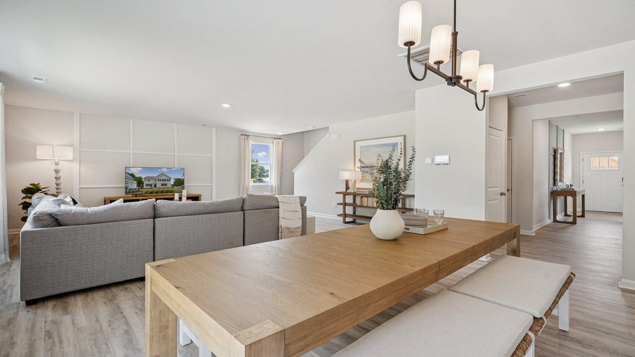 “Open-concept living room and kitchen with a seamless layout for entertaining