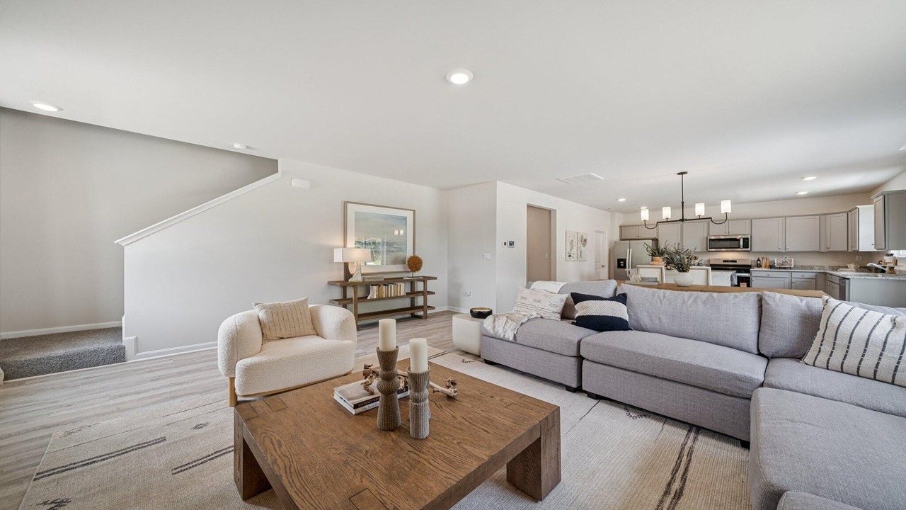 Open concept floorplan