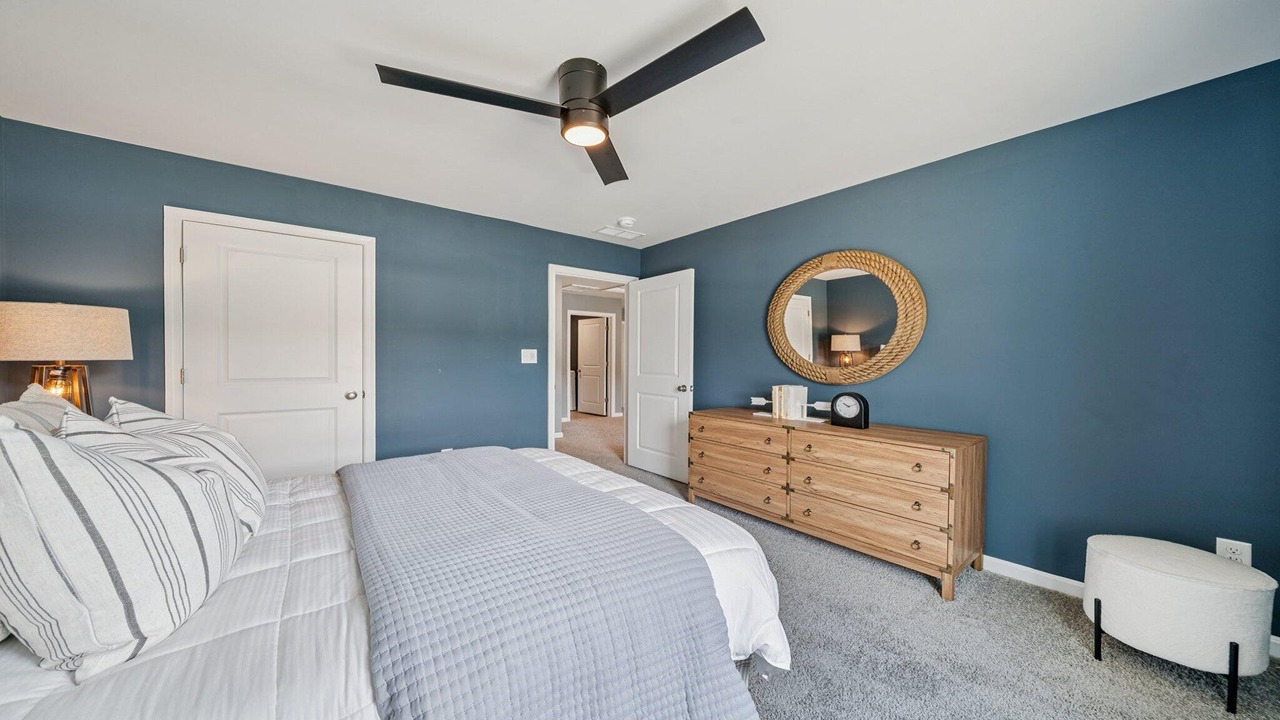 Open concept guest rooms