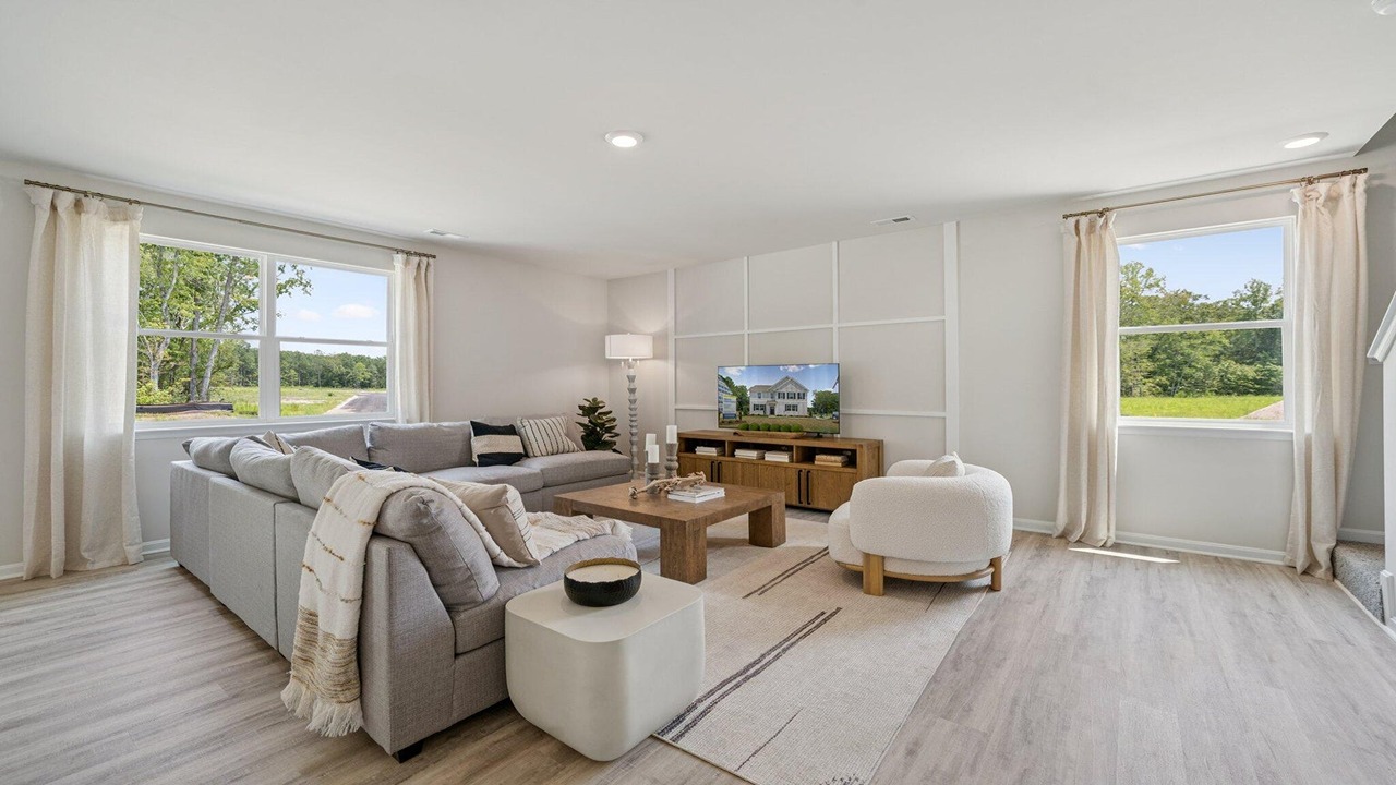 Open concept living area