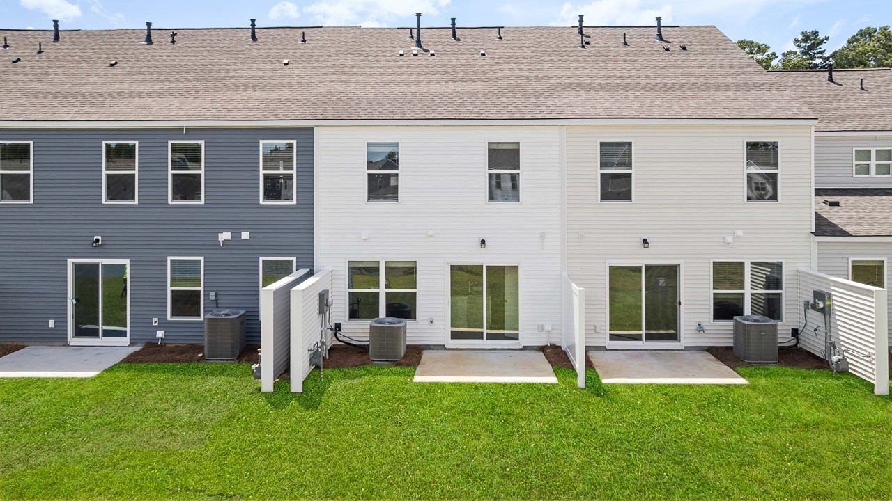 rear exterior of pine hills