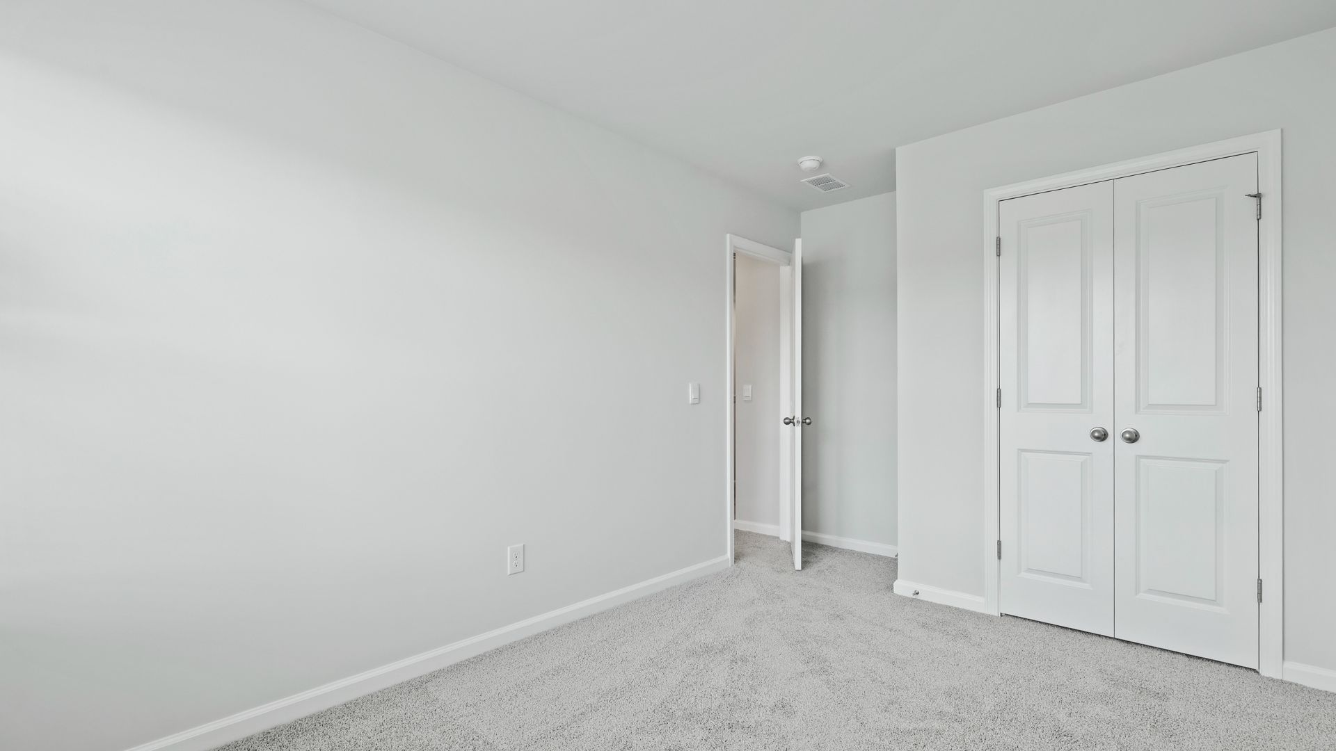 Guest bedroom with large closet