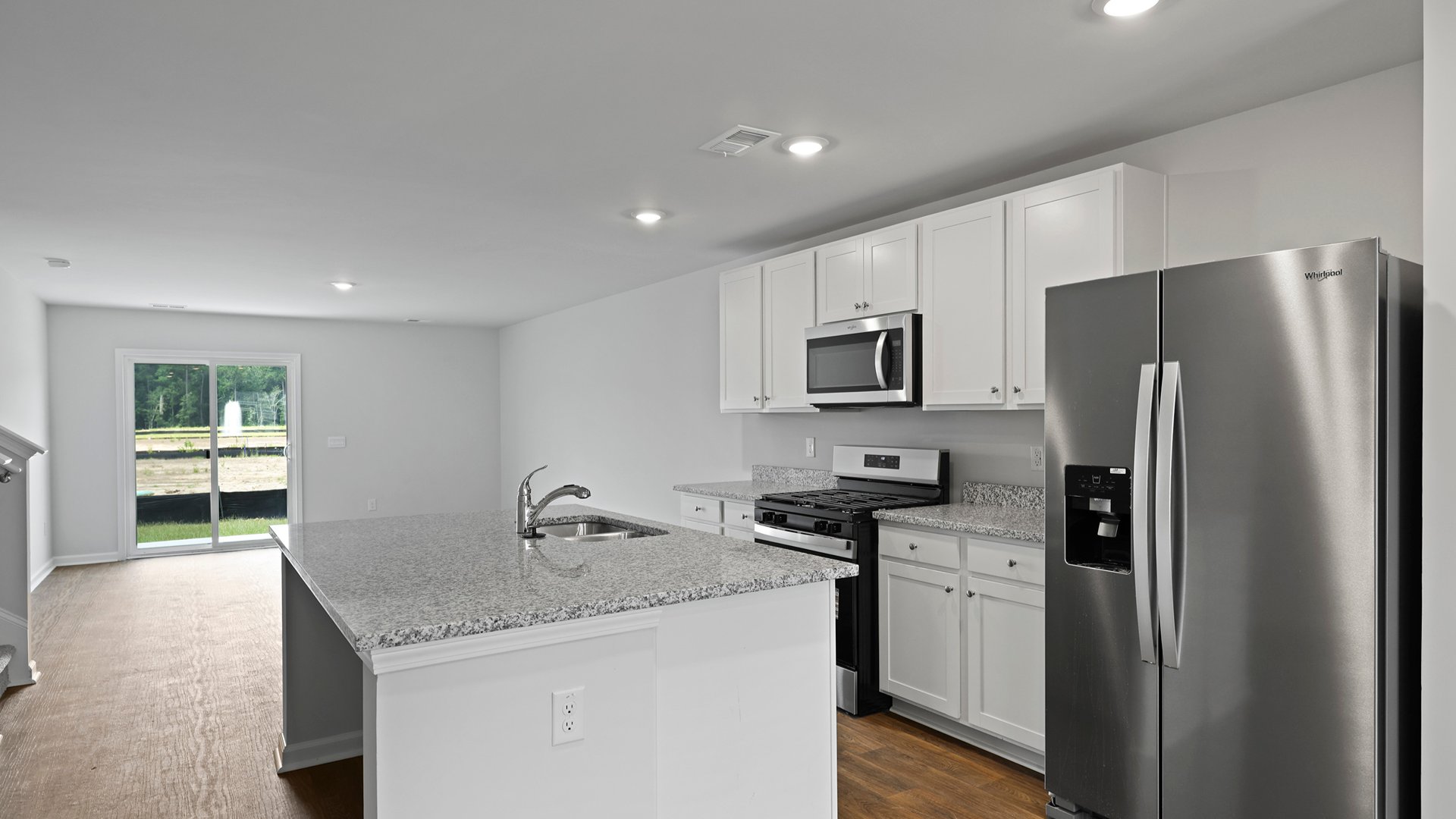 kitchen with island