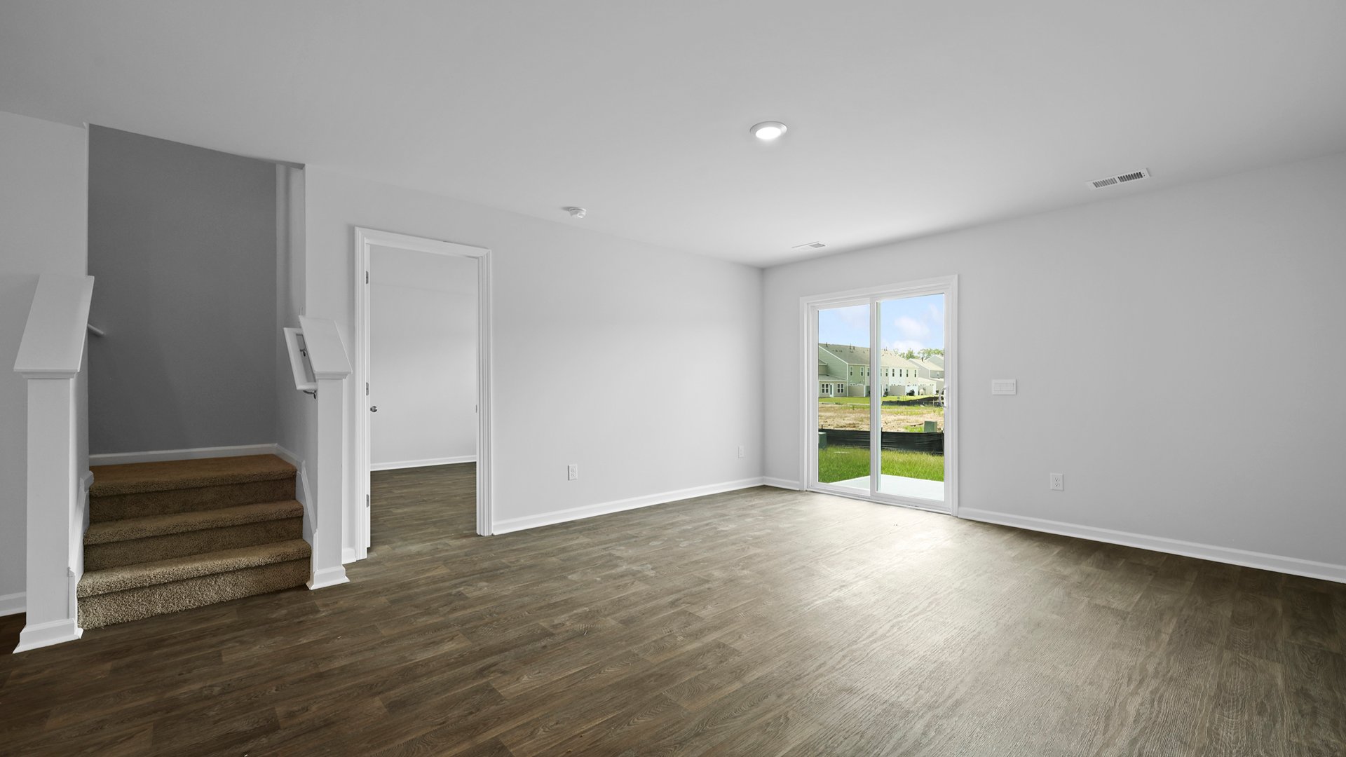 spacious living room
