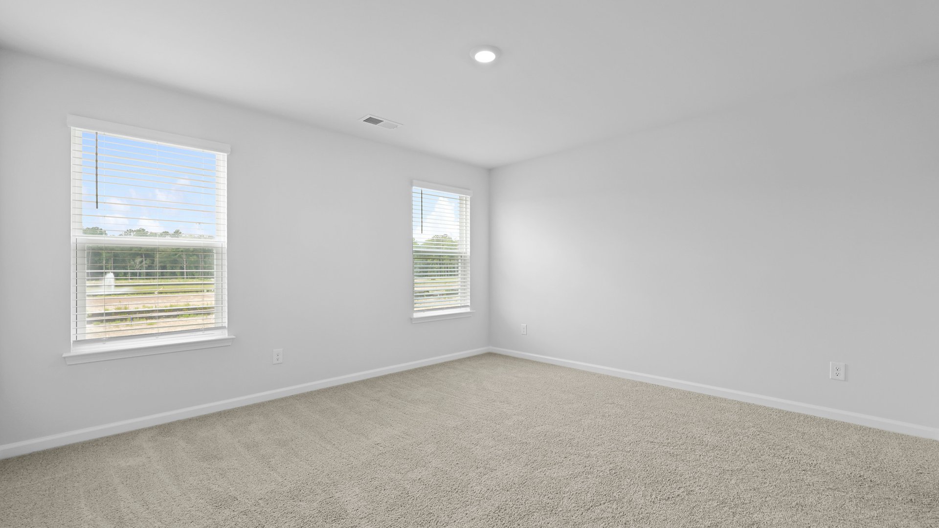 spacious bedroom