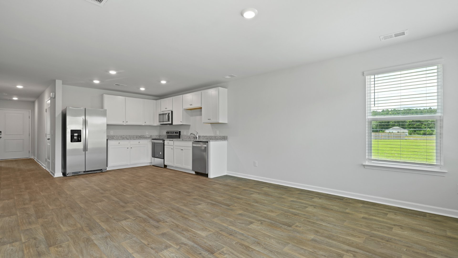 Open concept floorplan