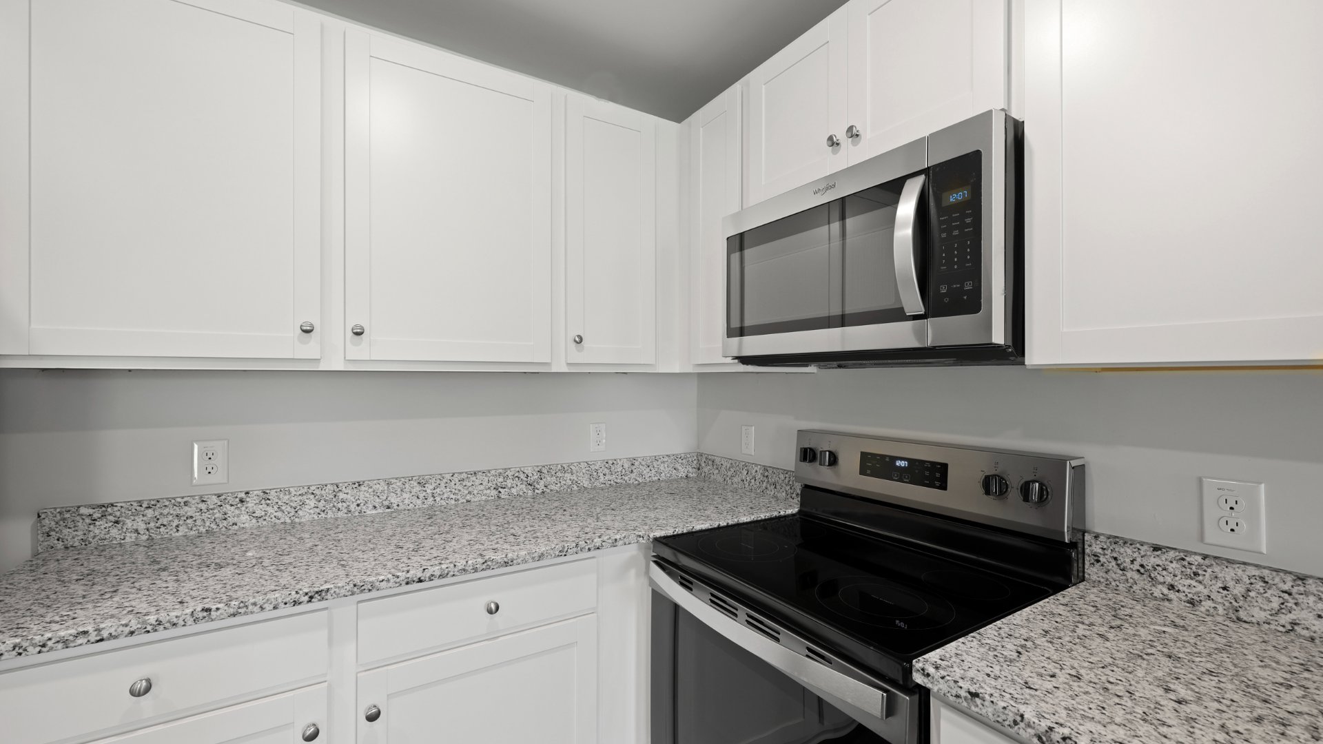 Kitchen with stainless steel