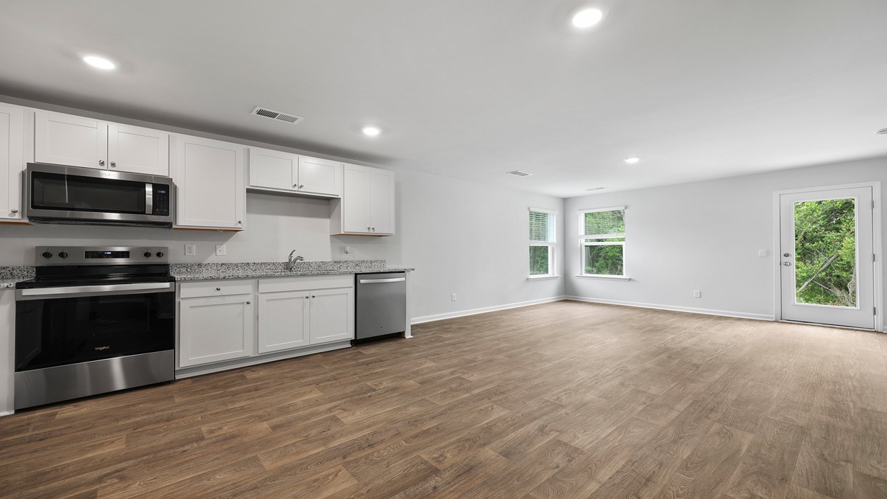 New home, ranch floorplan in Santee, South Carolina