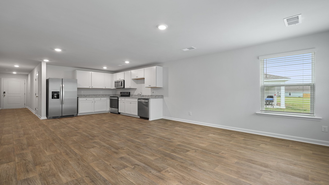 Open concept floorplan