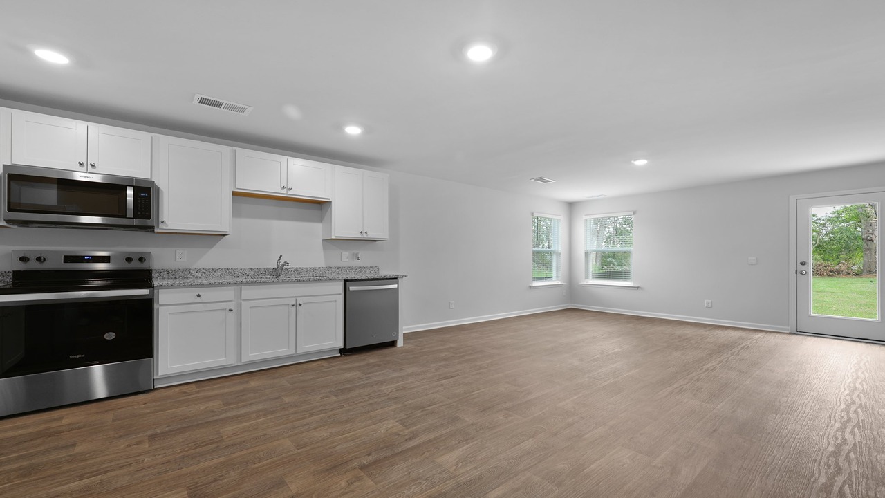 Open concept floorplan