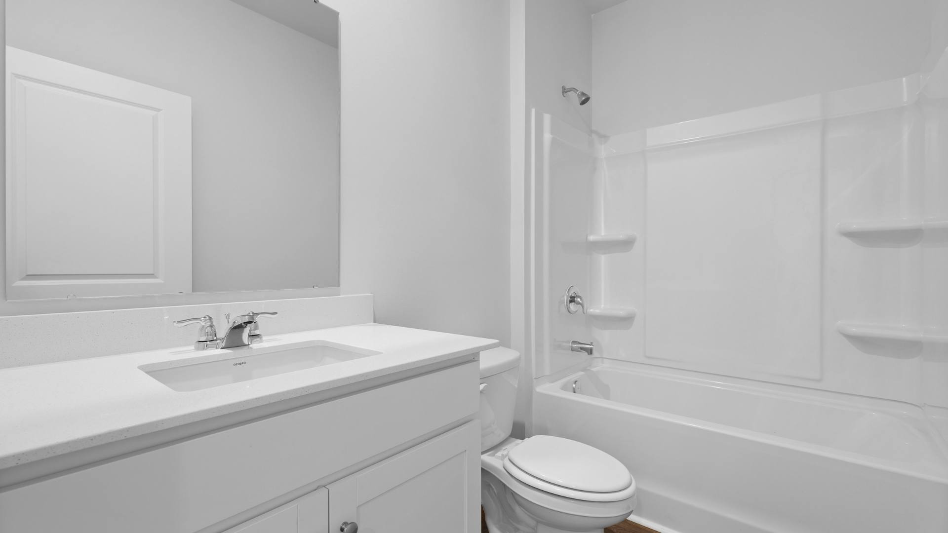 Guest bathroom with tub