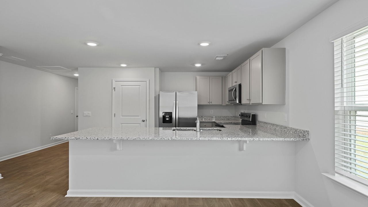 Open concept kitchen